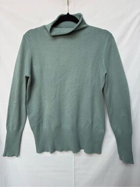 French Connection Dusty Sage Turtleneck Sweater